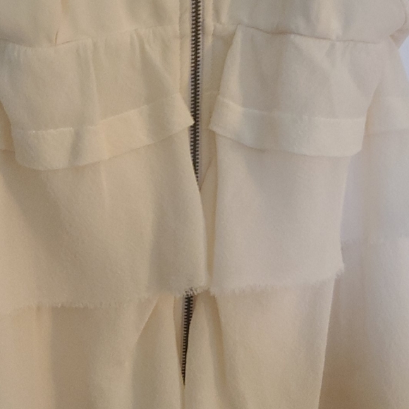 Cream Wilfred ruffle dress XXS - Picture 7 of 8